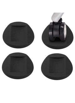 Generic Furniture Castor Cups, 4 Pcs Castor Wheels Feet Stoppers Pads for All Floors and Wheels, Sofas, Beds, and Office Chairs  - Image 1