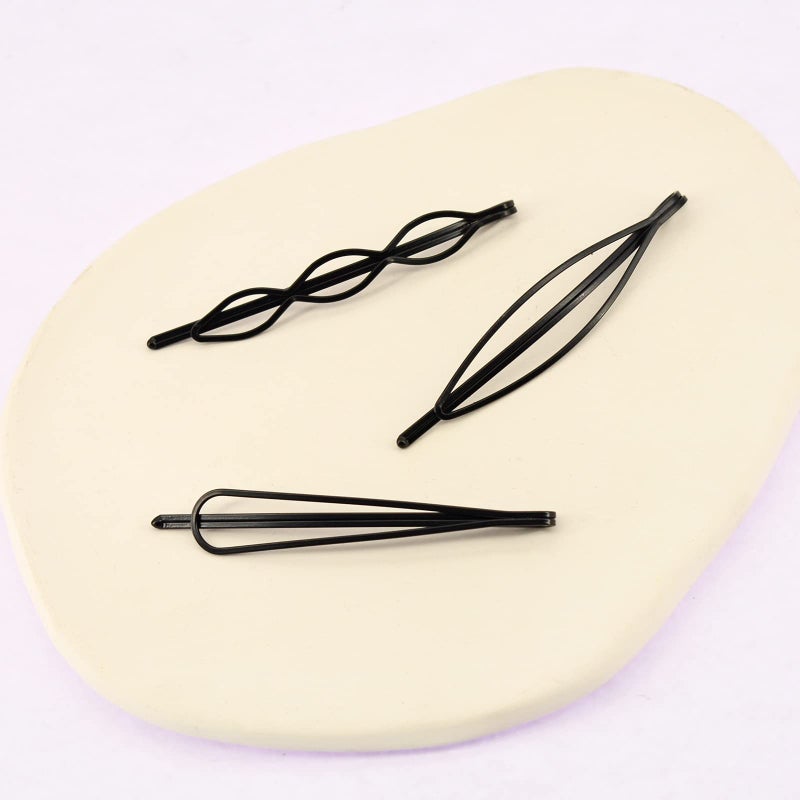 PIDOUDOU 36 Pieces 2.7Inch Black Bobby Pins for Women, Black Metal Hair Clips for Girls Hair Grips - Image 3