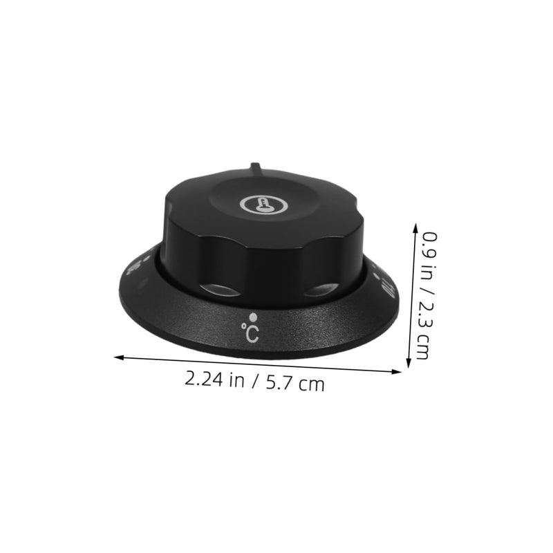 2Pcs Black Oven Stove Knobs Replacement Thermostat Control Easy Install For Gas Burner - Image 3