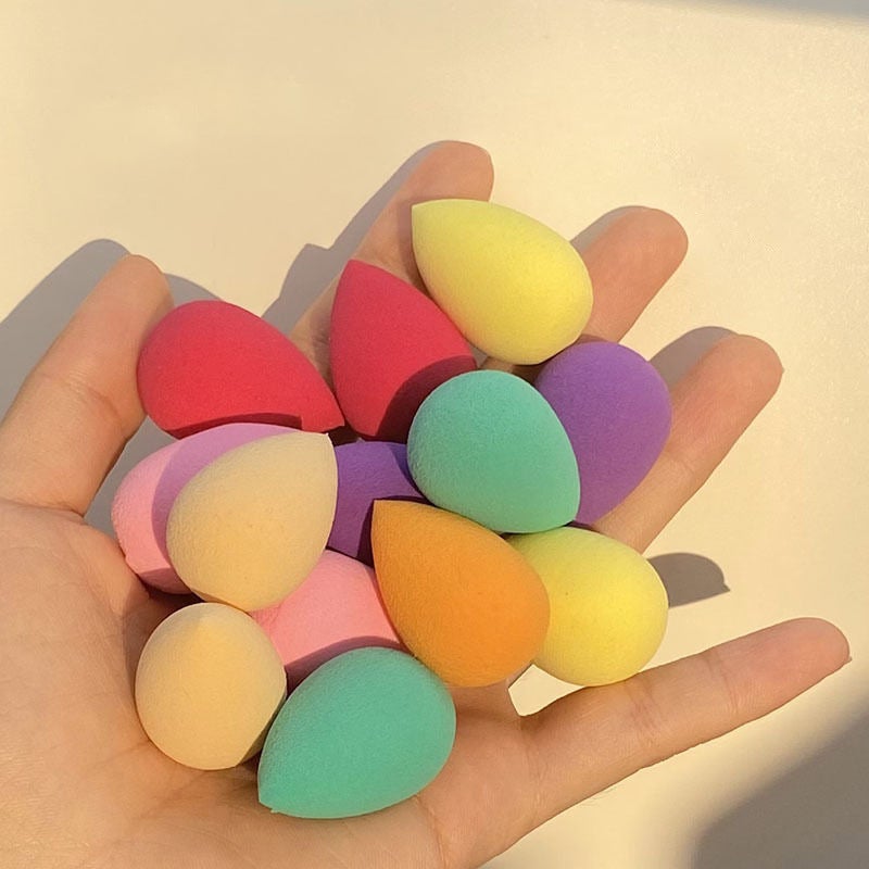 Mini Beauty Egg Small Mini Makeup Egg Makeup Sponge Puff Makeup Egg Tool Portable Partial Eye Concealer - Image 1