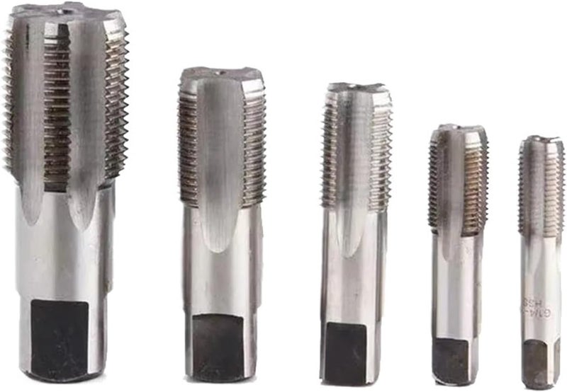Pipe Tap Set Pipe Taps HSS Tap 1/16-2inch Metric Screw Thread Tools G ZG Z RP RC NPT PT BSP NPSF NPTF Mixer for Water Pipes(NPTF,1l4) - Image 1