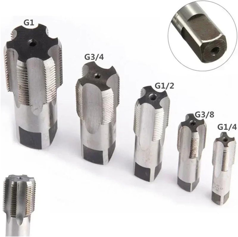 Pipe Tap Set Pipe Taps HSS Tap 1/16-2inch Metric Screw Thread Tools G ZG Z RP RC NPT PT BSP NPSF NPTF Mixer for Water Pipes(NPTF,1l4) - Image 5