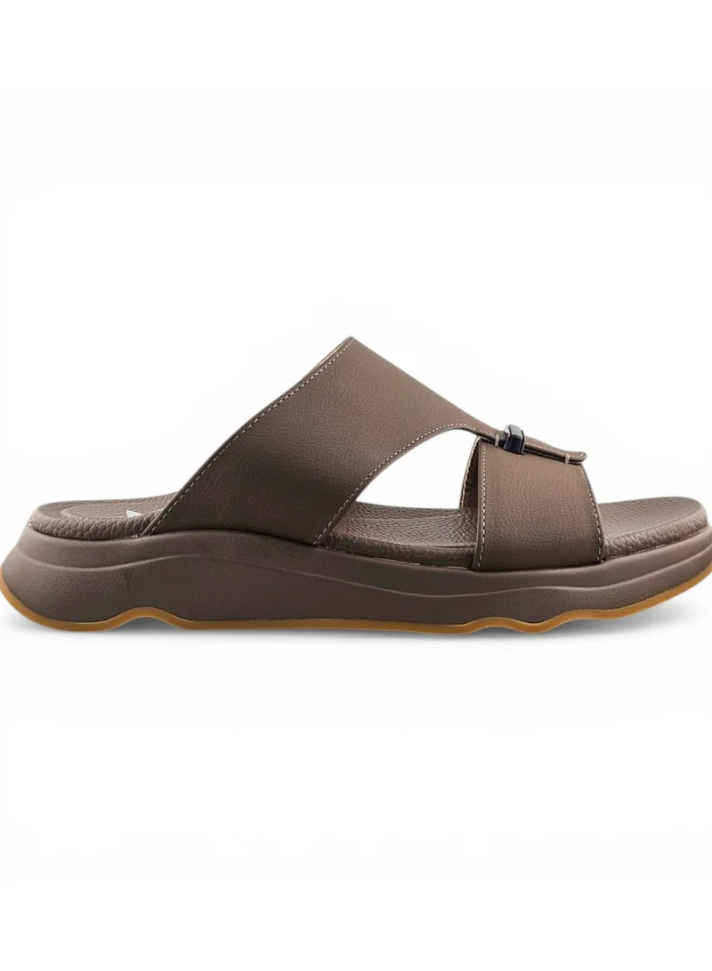 AL Fanoos Golden Mirage Premium Mens Arabic Sandals | All-Day Comfort