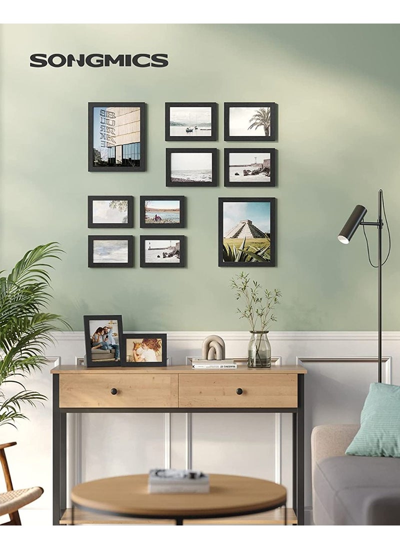SONGMICS SONGMICS Black RPF310H Modern 10x Glass Photo Frames for Home, Drawing Room (25x20x3cm)  - Image 2