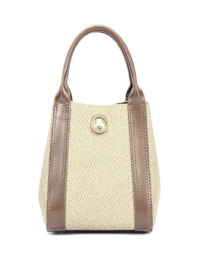 CHRISBELLA Stylish Handbag for Women & Girls - Faux Leather Fashionable Shoulder Sling Purse - Ladies Crossbody Bags and Detachable strap (Off White) - Image 2