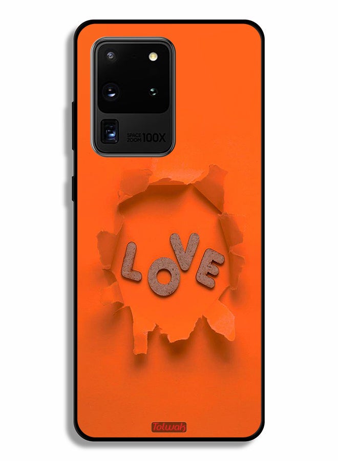 Tolwak Samsung Galaxy S20 Ultra Protective Case Cover Love - Image 2