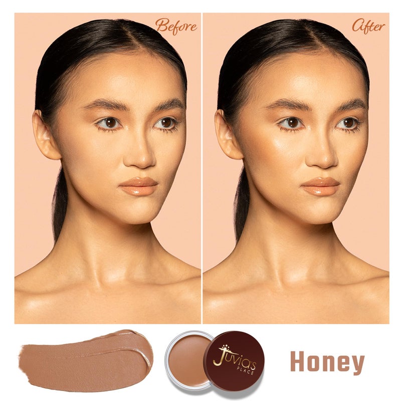 Juvia's Place Bronzed Cream Bronzer - Honey - Smooth Cream Bronzer Pot for Sun-Kissed Glow & Warmth, Buildable & Blendable Makeup Contour with Long-Lasting Matte Shimmer Finish, Highly Pigmented - Image 5