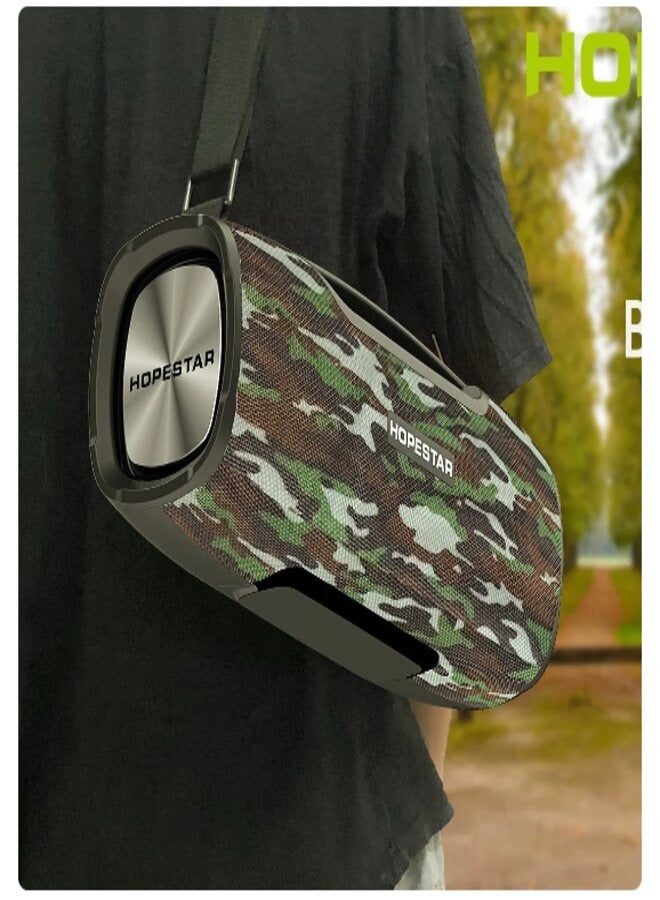 HOPESTAR High Power Bluetooth Speaker Outdoor Waterproof Column Wireless Subwoofer Caixa De Som Portable FM Radio Stereo Music Center - Image 1