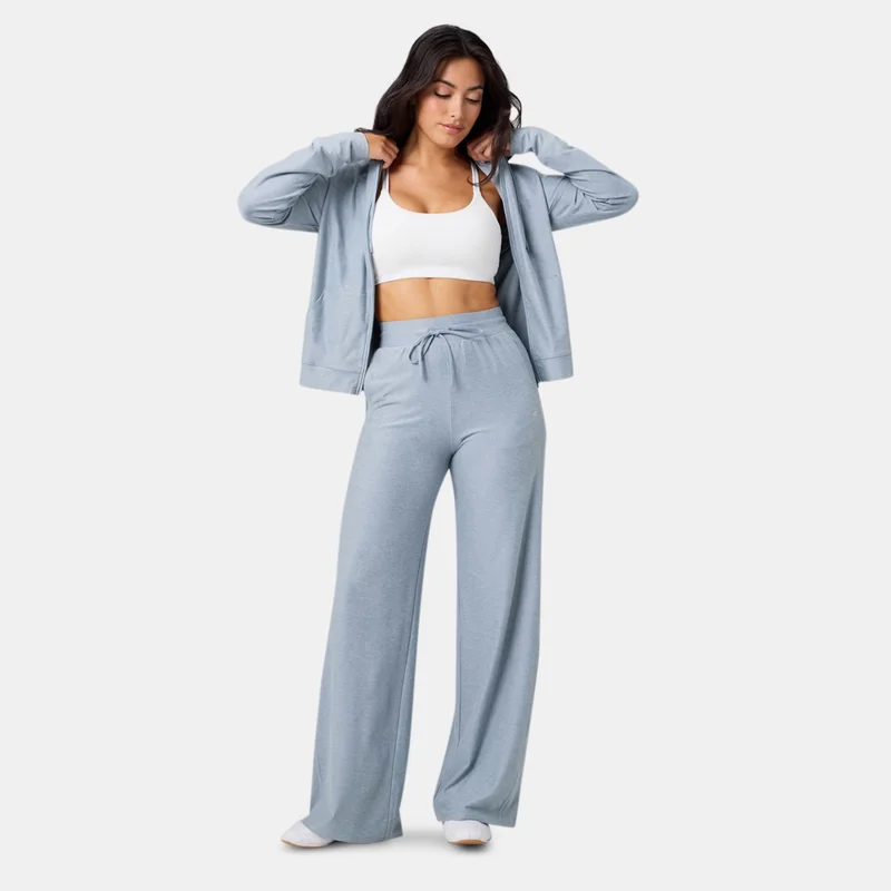 Fabletics Grey Women's Cloud Jersey Hoodie for Women | Best Price UAE