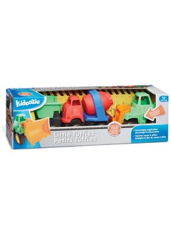 Kidoozie Kidoozie Little Tuffies - Play Construction Toy Trucks for Ages 18 Months and Up - Encourages Tactile Engagement & Fine Motor Skills 