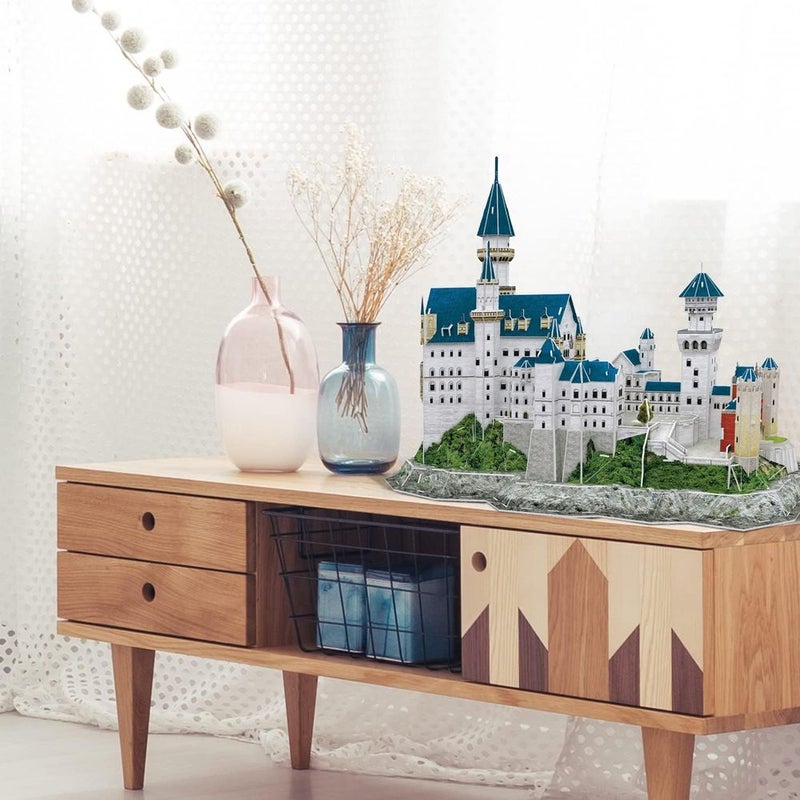 CubicFun Cubic Fun - National Geographic 3D Puzzle Neuschwanstein Castle 121 Pieces - DS0990h - Image 5