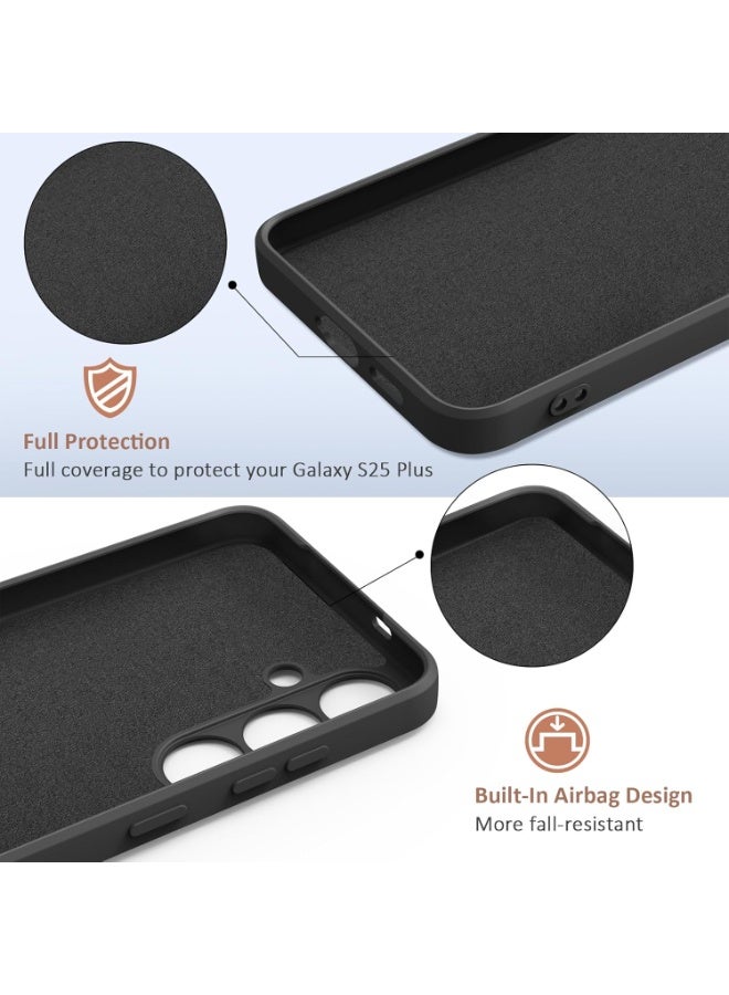 Houmt Samsung Galaxy S25 Plus Case Cover Soft Slim Anti Scratch with Microfiber Lining Shockproof Protective Cover for Samsung Galaxy S25 Plus 6.7-inch - Image 4