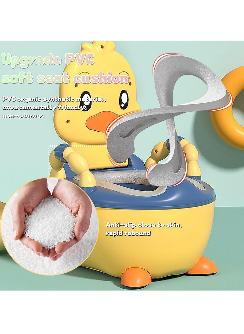 Gonice Baby Potty Toilet Potty Training Seat with Handles, Toddler Kids Potty Chair with High Back Support & Lid Potty Pot,Portable Children Travel Potty Toilet for Indoor and Outdoor  - Image 3