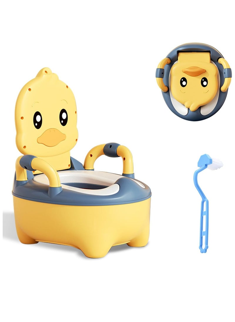 Gonice Baby Potty Toilet Potty Training Seat with Handles, Toddler Kids Potty Chair with High Back Support & Lid Potty Pot,Portable Children Travel Potty Toilet for Indoor and Outdoor  - Image 1