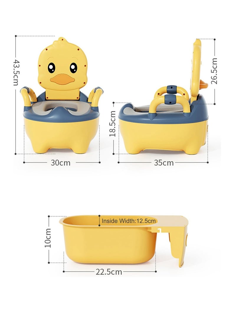 Gonice Baby Potty Toilet Potty Training Seat with Handles, Toddler Kids Potty Chair with High Back Support & Lid Potty Pot,Portable Children Travel Potty Toilet for Indoor and Outdoor  - Image 5