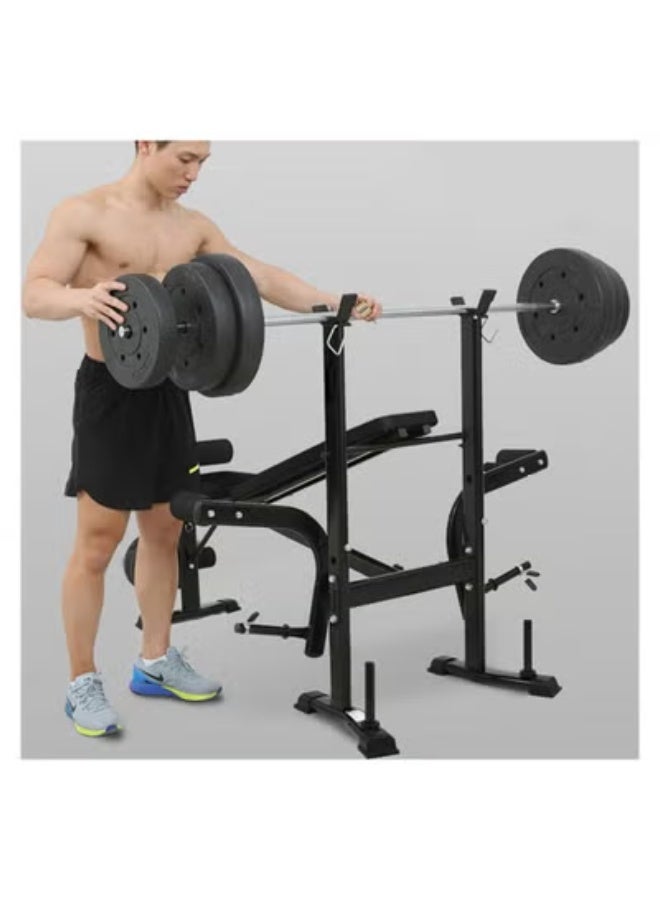 Multi-Position Weight Lifting Bench Press with Rack - Image 3