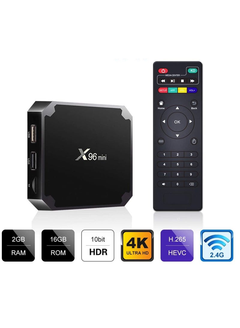 X96 Mini Android Media Player 7.1 TV BOX Black Grey  - Image 3