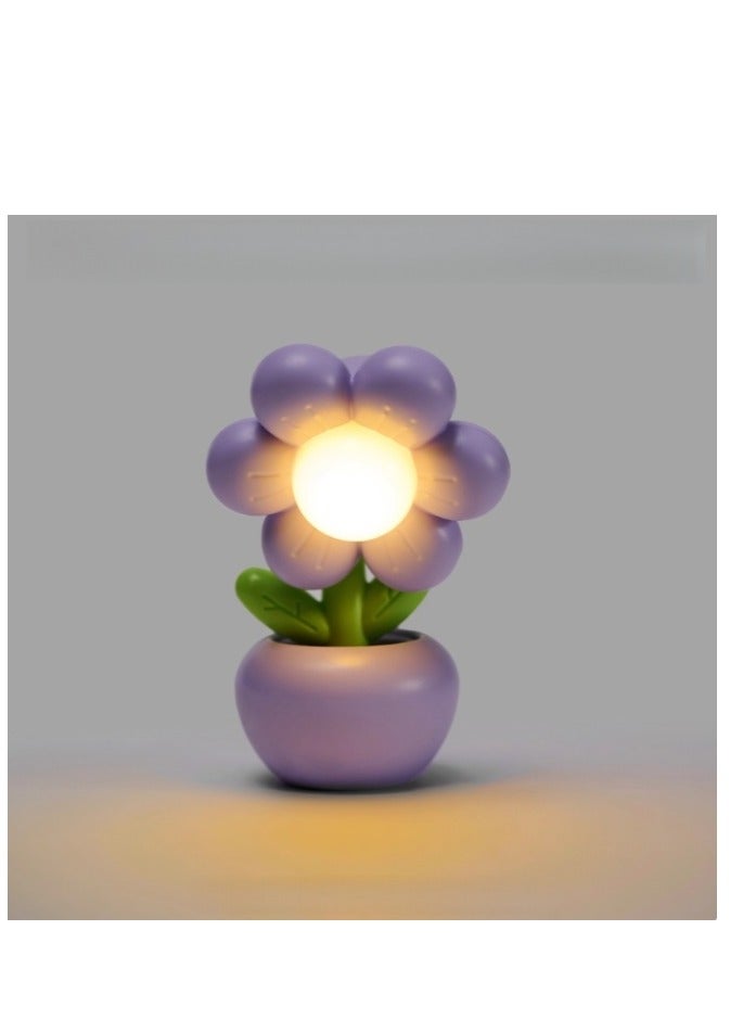 Flower Desktop Night Light Ornament, Cute Flower Night Light, Birthday Gift - Image 1