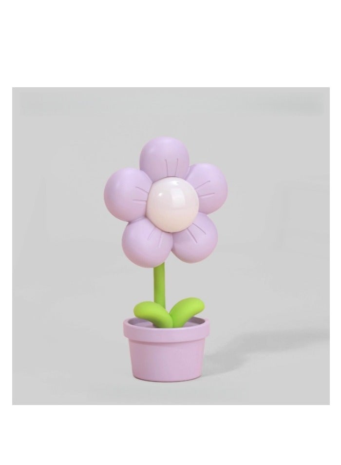 Flower Desktop Night Light Ornament, Cute Flower Night Light, Birthday Gift - Image 2