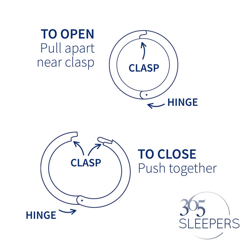 365 Sleepers (8mm) Sterling Silver 8mm - 14mm Hinged Sleeper Earrings Nose Lip Septum Tragus Hoop Segment Ring Hand Made In Australia Nickel Free Hypoallergenic - Image 3