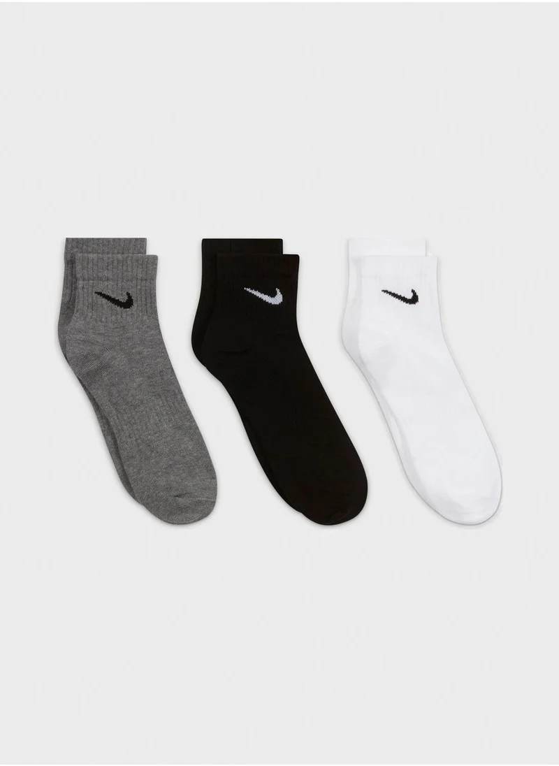 Nike 3 Pack Everyday Ankle Socks