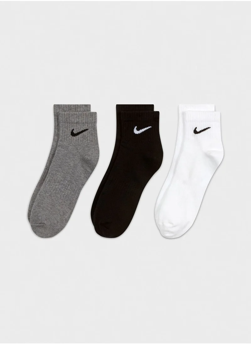 Nike 3 Pack Everyday Ankle Socks