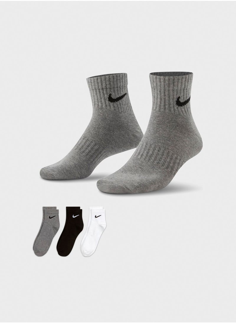 Nike 3 Pack Everyday Ankle Socks  - Image 4