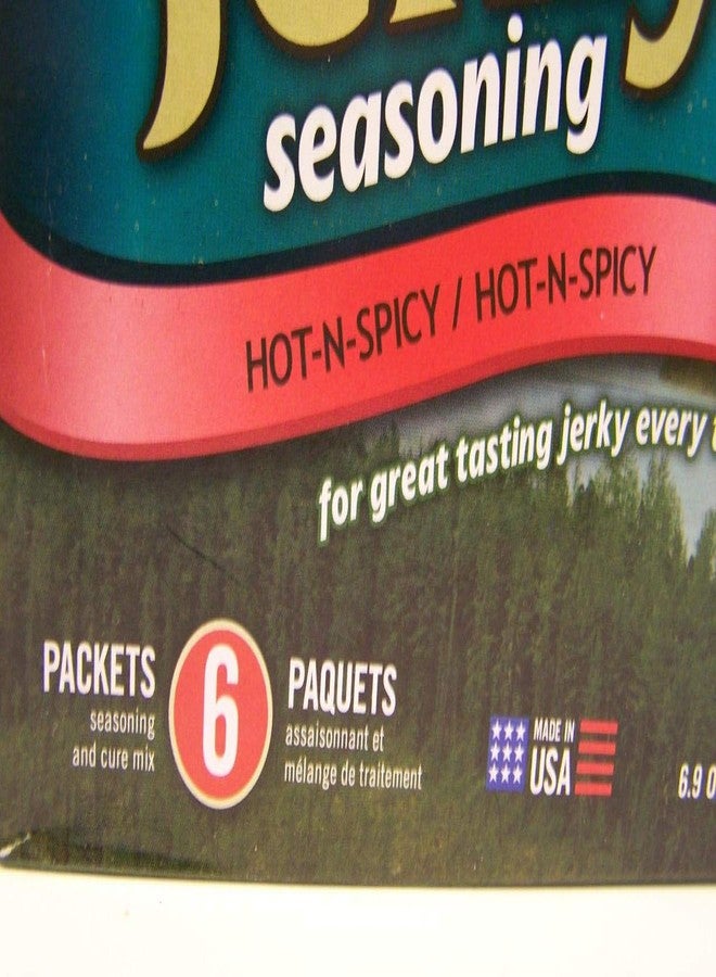 Nesco Jerky Seasoning Hot-N-Spicy Flavor 6 Pack BJH-6 Seasoning And Cure Mix - Image 4