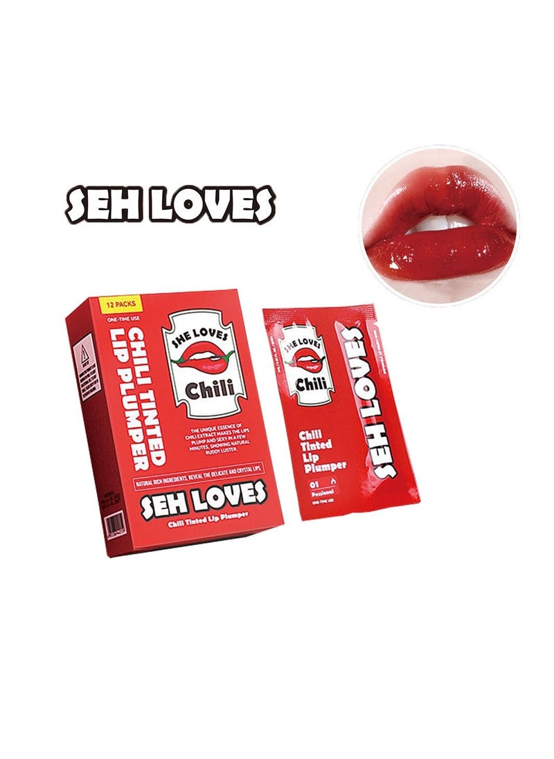 Sheloves - 12 Piece Chili Tinted Lip Plumper - Image 1