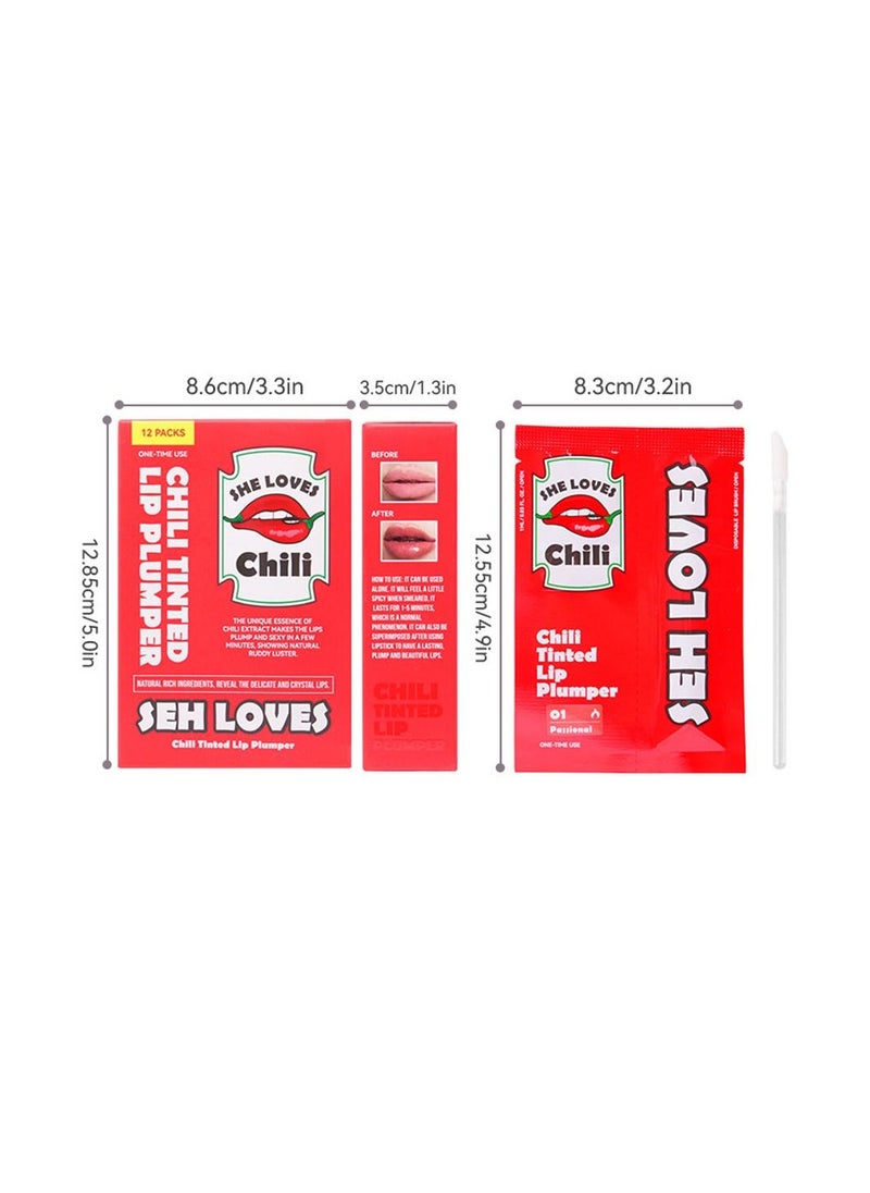 Sheloves - 12 Piece Chili Tinted Lip Plumper - Image 1