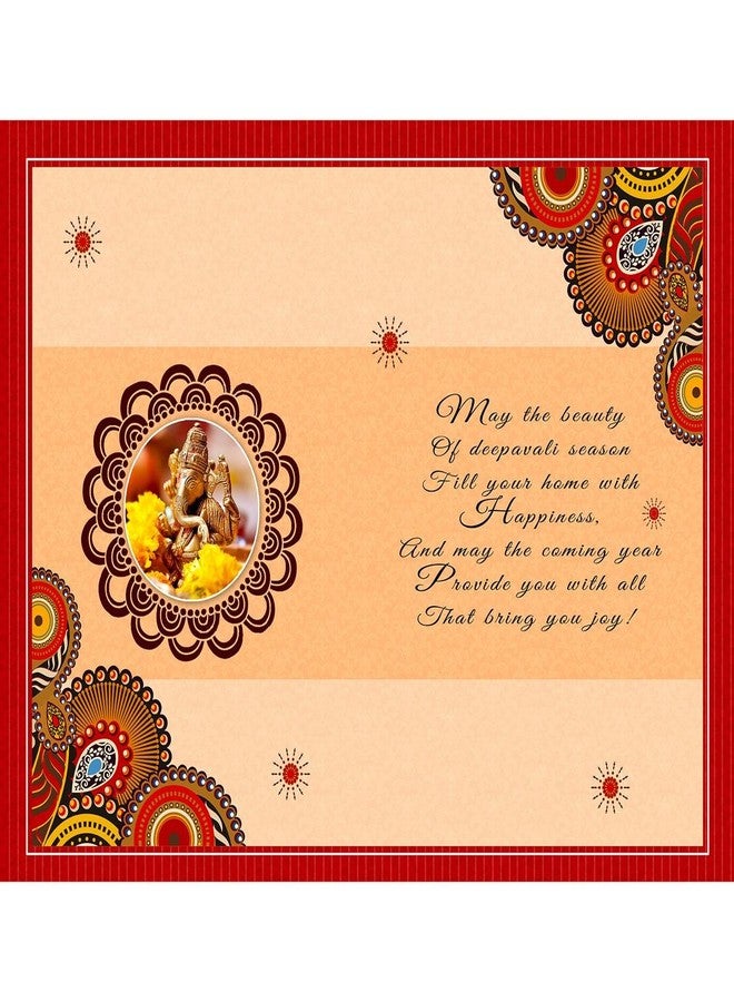 Alwaysgift May The Beauty of Diwali 2 Diyas, Ladies Wallet, Smiley Keychain,s & Greeting Card Combo Set - Image 3