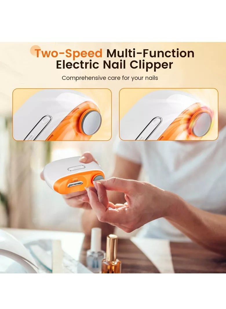 2-in-1 Electric Nail Clipper & Polisher with LED Light - Rechargeable, Portable, and Safe Manicure Machine - pzsku/ZF454568F6AD9F5B687ABZ/45/_/1716305087/4f0db471-a669-40ba-af41-d4fd7cfa85ce