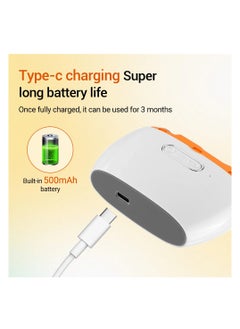 MOCOM 2-in-1 Electric Nail Clipper & Polisher with LED Light - Rechargeable, Portable, and Safe Manicure Machine  - Image 4