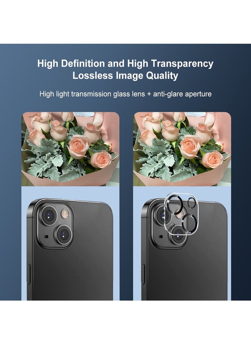 PRIMEEIGHT - PRIMEEIGHT iPhone 13 Camrea Lens Protector Ultra Thin 9H Hardness Tempered Glass Easy to Install HD Clear Camera Lens Protector [not for 13 pro and 13 pro max] - Image 1