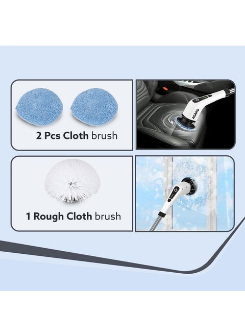 AGARO Royal Electric Spin Scrubber Kit 11 in 1