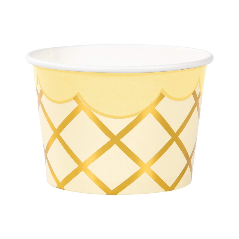 Creative Converting Ice Cream Party Treat Cups with Spoons, 8 ct - Image 4