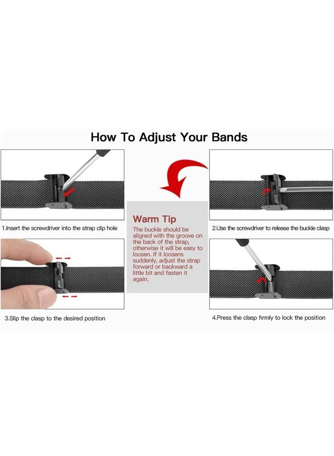 Hopmc For Redmi Watch 3 strap ladies men's Stainless Steel Classic Replacement Straps Band for Redmi Smartwatch 3 (Silver) - Image 3