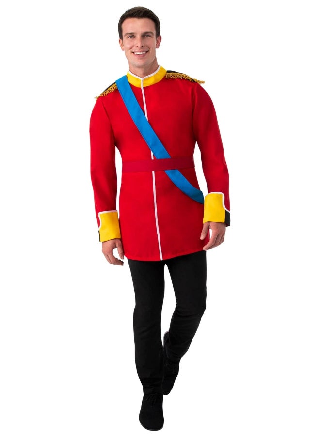 Rubies Prince (Royal Family) Costume for Kids | Prince Jacket, Epaulets & Sash | Size Standard (5-7 Years) - Image 1