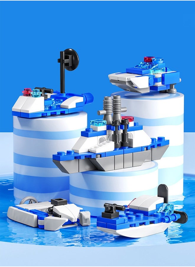 835PCS - 30 Models Building Brick Sets, Fire Truck Building Set - City Police Car Building Toys - Engineering Cars Building Brick Sets - Car Army Tank Toys, 3D Boys and Girls Mini Building Toys for Party Favors, Kids Prizes  - Image 5