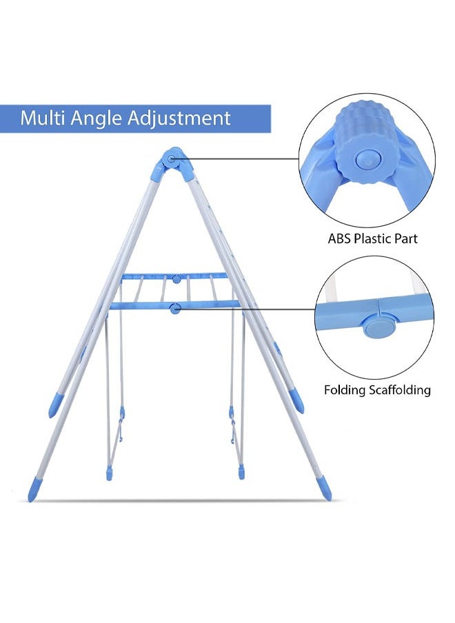 Taimi Folding Clothes Airer Portable and Retractable  Ideal for Outdoor Indoor and Small Spaces  Practical and Functional Clothes Airer  - Image 4
