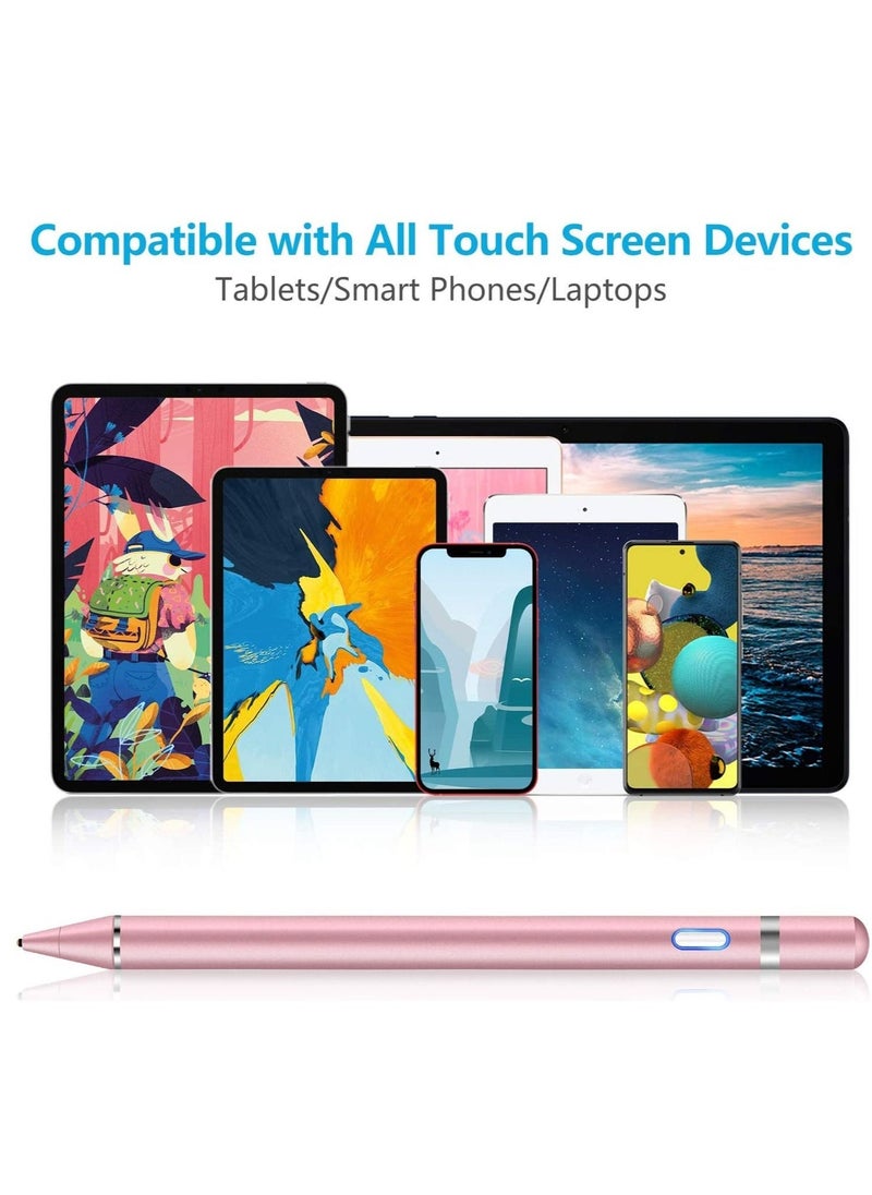 Stylus Pen for iPad - Rechargeable 1.5mm Fine Point High Sensitivity Digital Pencil for Drawing and Writing, Compatible with Phone/iPad/iPad Pro/Samsung Android and Other Touch Screen Devices - Image 4