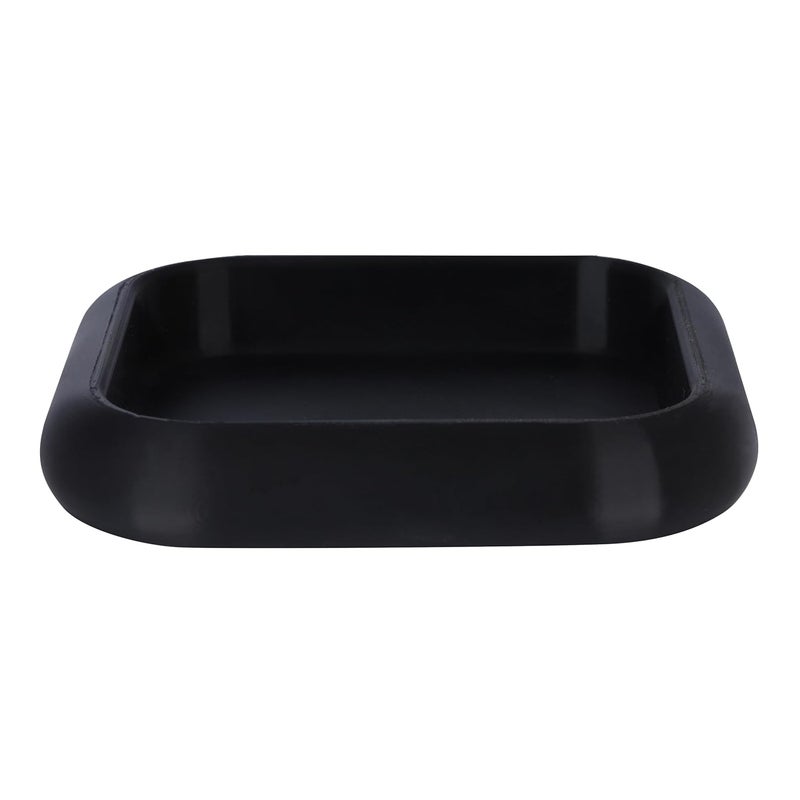 QUANTUM LEGENDS Plastic Key Holder, Square Tray For Desk Organizer - 3D Printed Square Tray With Round Edges, Perfect For Storage And Display (Black) - Image 5