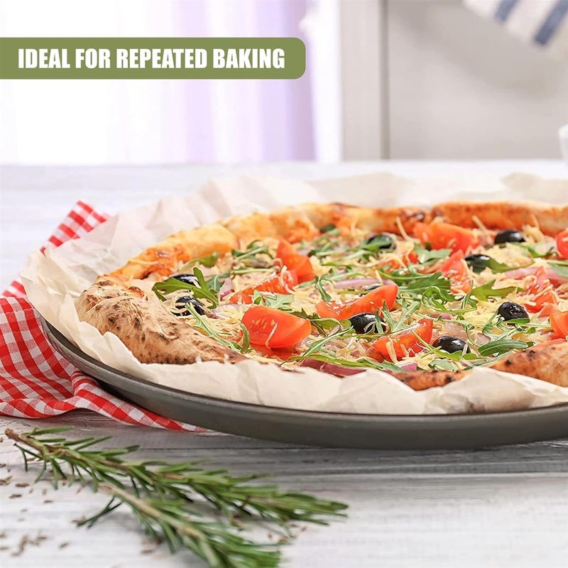 Geezy Non-Stick Pizza Baking Tray, Large 32 cm, Carbon Steel, Fridge, Freezer & Dishwasher Safe (2) - Image 5
