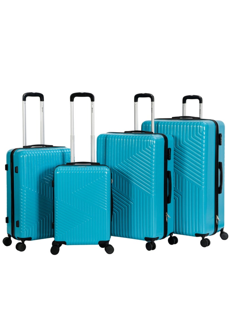 STARLIFE Suitcase Set of 4 PCS ABS Hardside Travel Luggage Bag - Image 1
