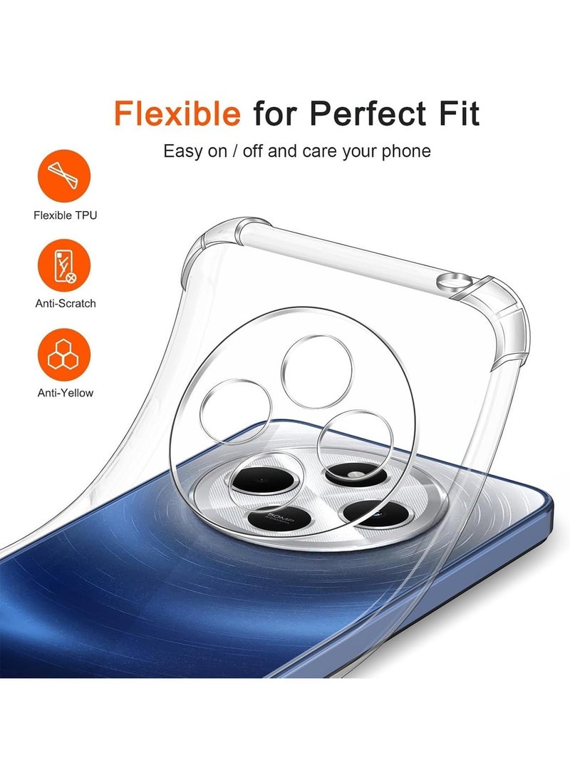 Techie Xiaomi Redmi 14C TPU Bumper Corner Case with Camera Lens Protection Transparent Protective Back Cover - Image 3