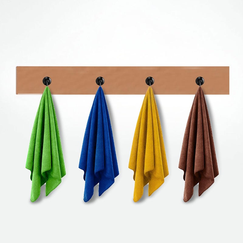 MAXOSHINE Hand Towel Set of 4-Super Soft Quick Dry Microfiber Face Towel for Women Men- Napkins for Wash Basin Gym Sports Travel-40 x 60 cm - Image 1