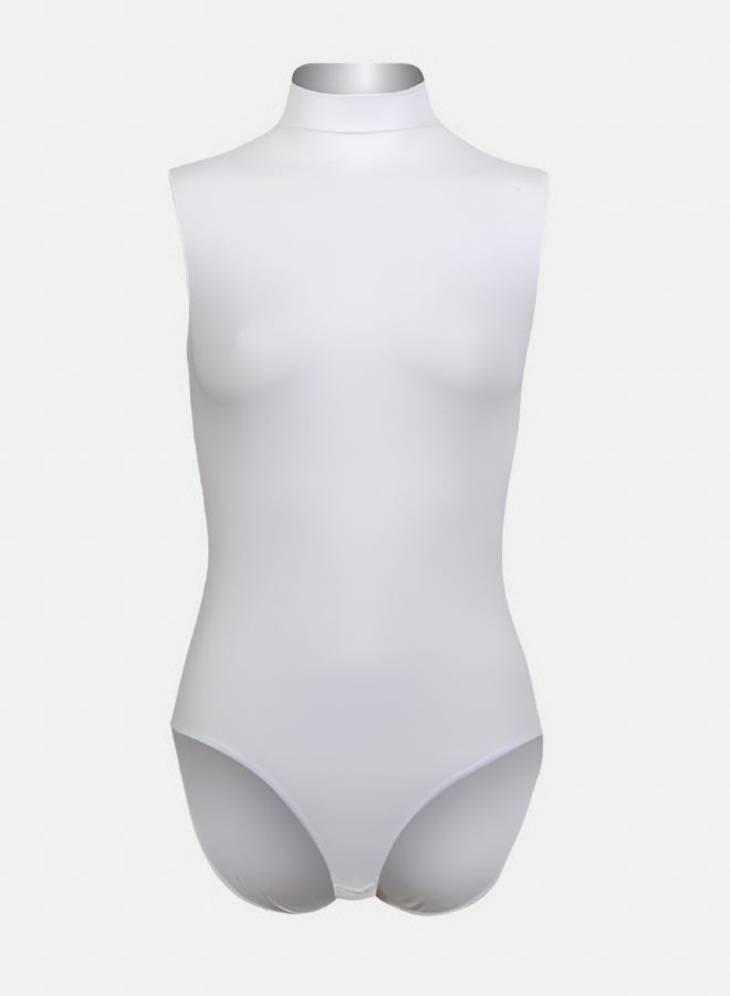 Silvy Lycra Wave1 High Neck Sleeveless Bodysuit Underwear For Women - Image 1