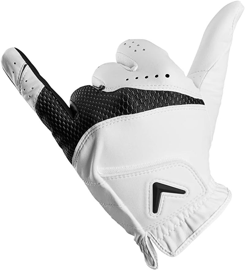 Callaway Weather Spann Golf Glove - Left Hand, Size S, White - Image 4
