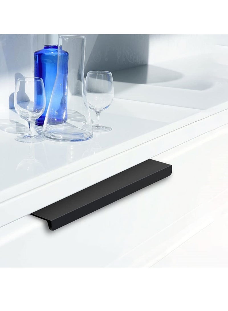 Barakah Modern Aluminum Alloy Cabinet Handles, 80mm Length, 64mm Screw Spacing, Stylish Hidden Handles for Furniture, Bedroom, Door, Drawer, 10PCS - Image 5