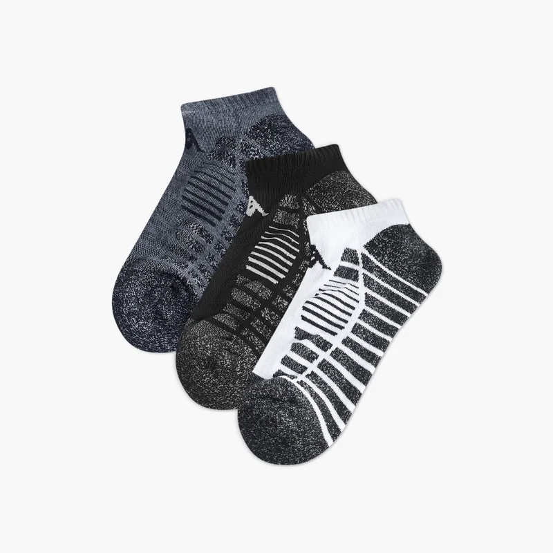 Kappa Set of 3 - Kappa Striped Ankle Length Half Terry Socks